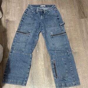Garage Denim Cargo Pants